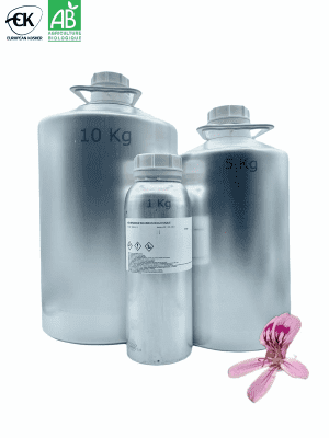 Huile essentielle de GERANIUM BOURBON BIOLOGIQUE